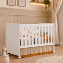 Ver imagem 1 de Berço Katatau 3 em 1 para Colchão 130x 70cm 100% MDF Branco/Brilho