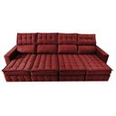 Ver imagem 5 de Sofá Retrátil e Reclinável 3.20m Molas Ensacadas e Costura Tripla Cama inBox Nobre Suede
