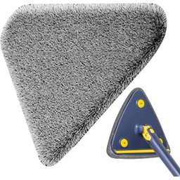 REFIL DE MOP Giratório 360° Microfibra Esfregão Lava e Seca Rodo Mágico Limpeza Profunda - 5