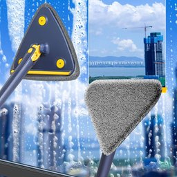 REFIL DE MOP Giratório 360° Microfibra Esfregão Lava e Seca Rodo Mágico Limpeza Profunda - 6