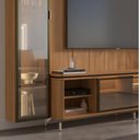 Ver imagem 2 de Estante para TV até 75 Polegadas com Prateleiras e Cristaleira Vidro Reflecta 100% MDF com LED