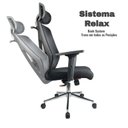 Ver imagem 3 de Cadeira Presidente Tela Mk-4010 Cor Preto