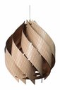 Ver imagem 1 de Luminária Decorativa Teto Madeira Mdf 35x35x40cm C/ Pendente