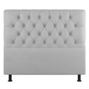 Ver imagem 1 de Cabeceira Cama Box Solteiro Nice 100cm Suede Cinza Claro- Abmaza