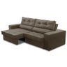 Sofá Retrátil e Reclinável 3 Lugares 2,10m com Molas Milena Suede Cappuccino Rover & Beato - 7