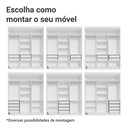 Ver imagem 6 de Guarda-roupa Closet 4 Gavetas 180cm Venus Madesa