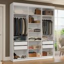 Ver imagem 1 de Guarda-roupa Closet 4 Gavetas 180cm Venus Madesa