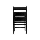 Ver imagem 5 de Mesa Madeira Redonda 68cm Diametro Dobravel com 2 Cadeiras Preto / Liso