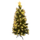 Ver imagem 1 de Arvore Natal Completa Fibra Otica Natalina Estrela Led Enfeites Casa Loja Predio Entrada Recepçao Fe