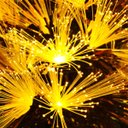 Ver imagem 2 de Arvore Natal Completa Fibra Otica Natalina Estrela Led Enfeites Casa Loja Predio Entrada Recepçao Fe