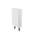 Ver imagem 2 de Balcão para Cozinha Modulada 20cm Nicho e 1 Prateleira Mdf Cor:branco