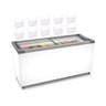 Kit - Freezer Horizontal Tampa de Vidro 404 Litros Nf55 127v + 10 Cestos Nextgen Branco 127v - 1