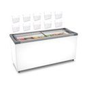 Ver imagem 1 de Kit - Freezer Horizontal Tampa de Vidro 404 Litros Nf55 127v + 10 Cestos Nextgen Branco 127v