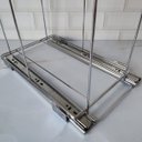 Ver imagem 6 de Lixeira Dupla Deslizante de Embutir Armário para Cozinha 10L Corrediça Tampa Basculante