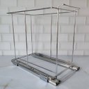 Ver imagem 4 de Lixeira Dupla Deslizante de Embutir Armário para Cozinha 10L Corrediça Tampa Basculante