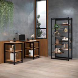 Estante Organizadora Innovare Industrial 8 Prateleiras Multiuso Canela - 5