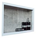 Ver imagem 2 de Nicho em Porcelanato Original para Banheiro Cinza 60x30