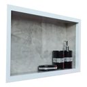 Ver imagem 2 de Nicho em Porcelanato Original para Banheiro Cinza 60x30