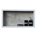 Ver imagem 3 de Nicho em Porcelanato Original para Banheiro Cinza 60x30