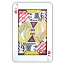 Ver imagem 1 de Quadro Carta de Baralho, Carta Valete, Jack, Mdf 30cm
