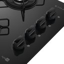 Ver imagem 4 de Cooktop 4 Bocas Preto Mesa de Vidro Atlas Agile Up Mega Chama Bivolt