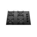 Ver imagem 1 de Cooktop 4 Bocas Preto Mesa de Vidro Atlas Agile Up Mega Chama Bivolt