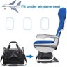 Mala Bolsa Transporte Avião Carro Nylon Cachorro Gato Preta - 6