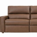 Ver imagem 6 de Sofá 3 Módulos Recliner Retrátil Reclinável Elétrico Couro Amarula 295cm
