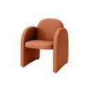 Ver imagem 4 de Poltrona Descanso Moderna Corino Nayara Matrix Cor:courino Terracota