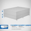 Ver imagem 7 de Colchão Casal Probel Molas Ensacadas Evolution 32x 188x 138 cm Branco/Cinza