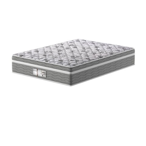 Colchão Casal Probel Molas Ensacadas Evolution 32x 188x 138 cm Branco/Cinza