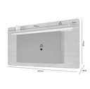 Ver imagem 2 de Painel para Tv até 70" Cristal Jcm Movelaria - Cinamomo