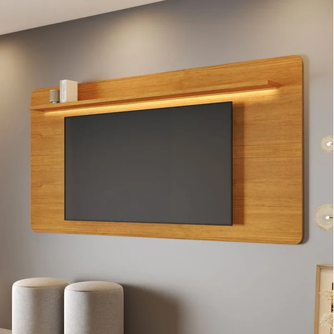 Painel para Tv até 70" Cristal Jcm Movelaria - Cinamomo