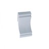 Emenda de Rodateto em Pvc 25 Un Azn - Branco Gelo - 1