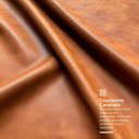 Ver imagem 5 de Namoradeira Decorativa Orgânica Molly 02 Lugares Couríssimo Caramelo - Desk Design