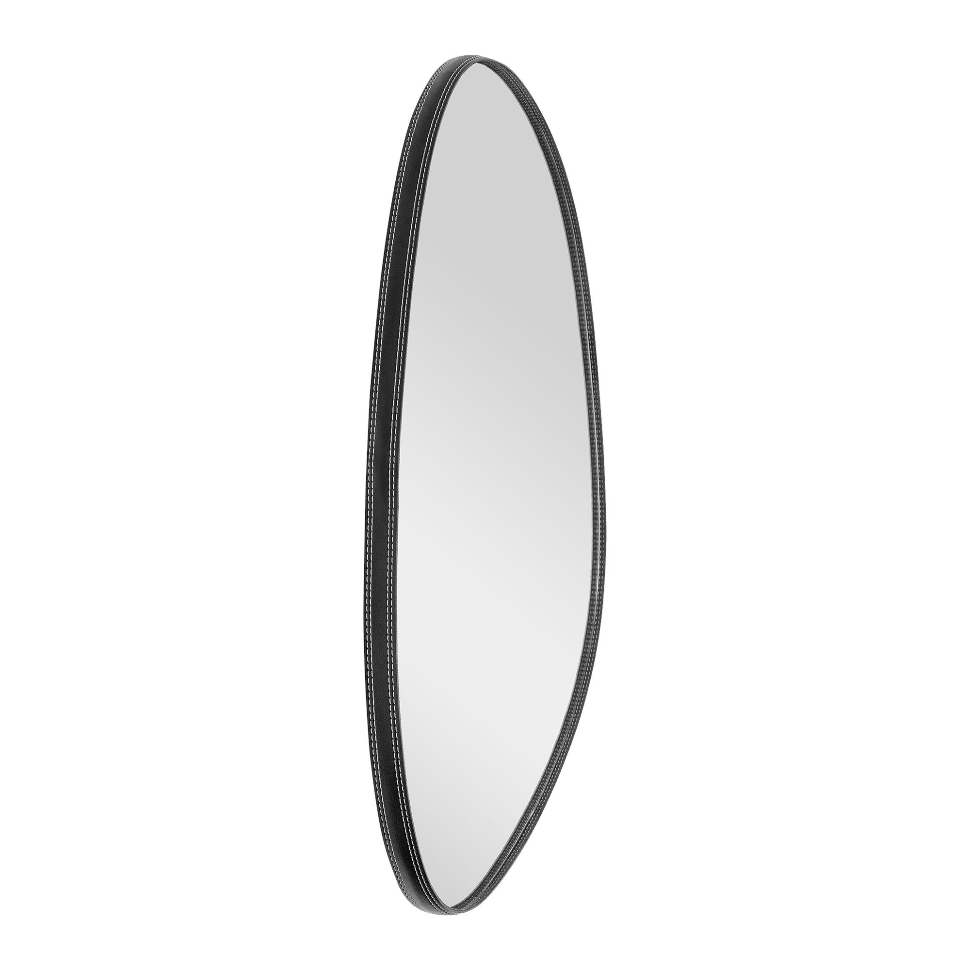 Espelho Decorativo Orgânico 80x60 Moderno:Preto - 6