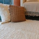 Ver imagem 3 de Tapete Peludo Algodão Sala Quarto Versatto Rosé Cru 150 X 200