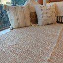 Ver imagem 5 de Tapete Peludo Algodão Sala Quarto Versatto Rosé Cru 150 X 200