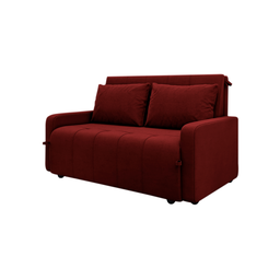 Sofá Cama para Sala de Estar Amora New Veludo Matrix - Vinho - 4