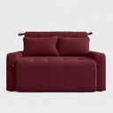 Ver imagem 2 de Sofá Cama para Sala de Estar Amora New Veludo Matrix - Vinho
