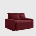Ver imagem 3 de Sofá Cama para Sala de Estar Amora New Veludo Matrix - Vinho