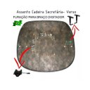 Ver imagem 2 de Assento Cadeira Secretaria Preta Preto Conserto Cadeira de Escritório Tecido Popmov Assento Secretar