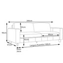 Ver imagem 6 de Sofá 2 Lugares Sala de Estar Recepção 200cm Presley Couro Caramelo Gran Belo