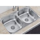 Ver imagem 3 de Cuba Inox Dupla 78x48x19 30504 Ghelplus