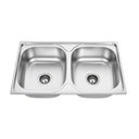 Ver imagem 4 de Cuba Inox Dupla 78x48x19 30504 Ghelplus