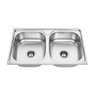 Cuba Inox Dupla 78x48x19 30504 Ghelplus - 4