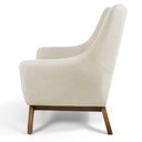 Ver imagem 3 de Kit 02 Poltronas Juliet Base de Madeira B-309 Bege