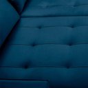 Ver mais imagens de Sofa Retratil Reclinavel 2 Lugares 2,10 Vitória Veludo Azul Marinho Lansofbr