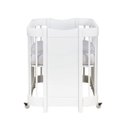 Ver imagem 4 de Berço LOLA BRANCO FOSCO C/ PÉ LAQUEADO