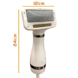 Secador de Pelo 2 In 1 Escova Pente Pet Tosa Profissional Portátil Gato Cachorro - 3